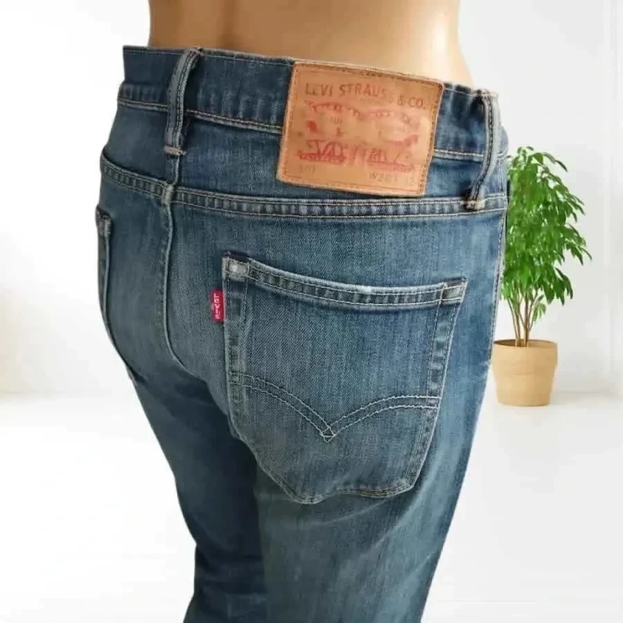 LEVI'S 510 coupe straight fuselée - taille haute medium - extensible - zeer goede staat – photo 7